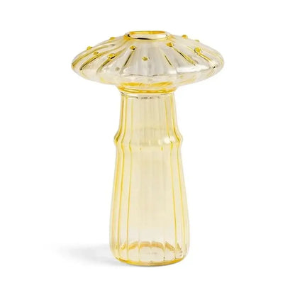 Colorful mushroom glass vase living room home decor