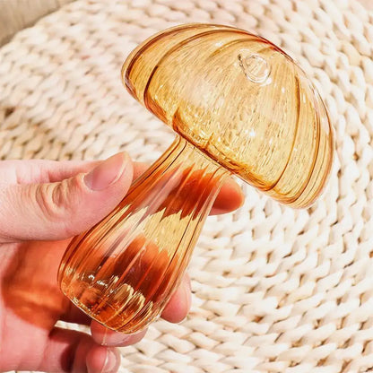 Colorful mushroom glass vase living room home decor