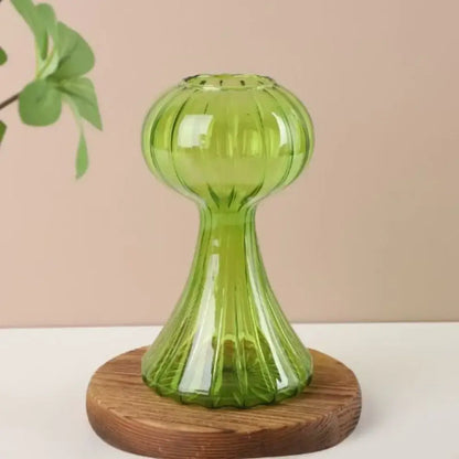 Colorful mushroom glass vase living room home decor