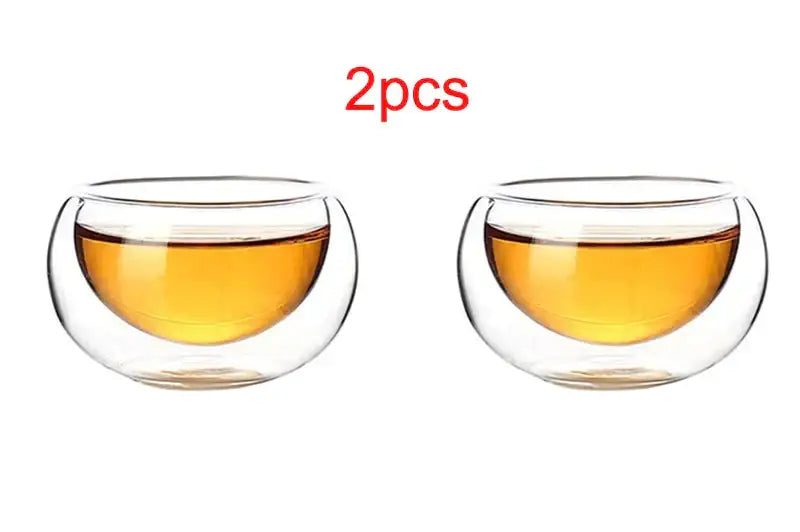 Modern clear glass tea pot set kitchen brewing kit