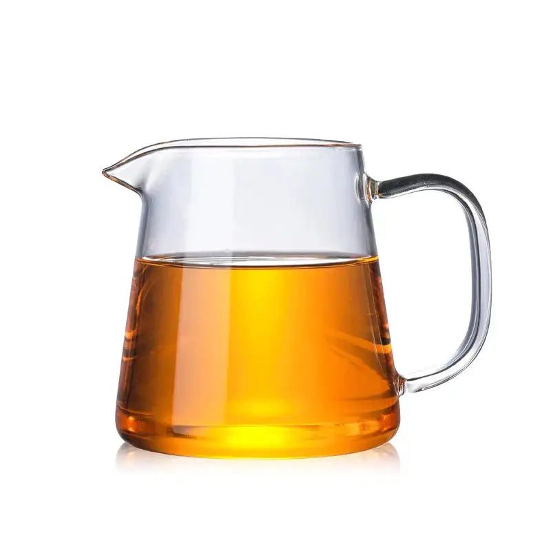 Modern clear glass tea pot set kitchen brewing kit