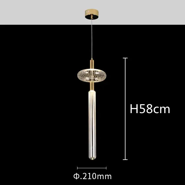 Modern starburst glass tubes led chandelier for living room