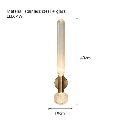 Modern starburst glass tubes led chandelier for living room