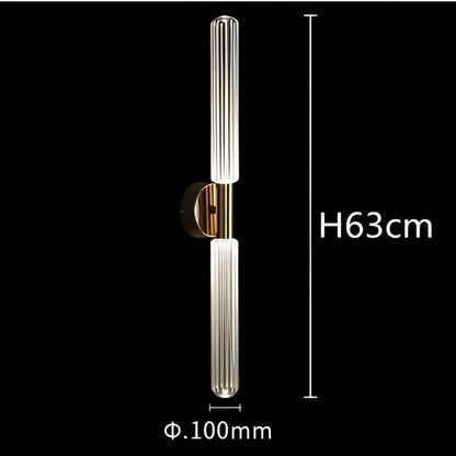 Modern starburst glass tubes led chandelier for living room