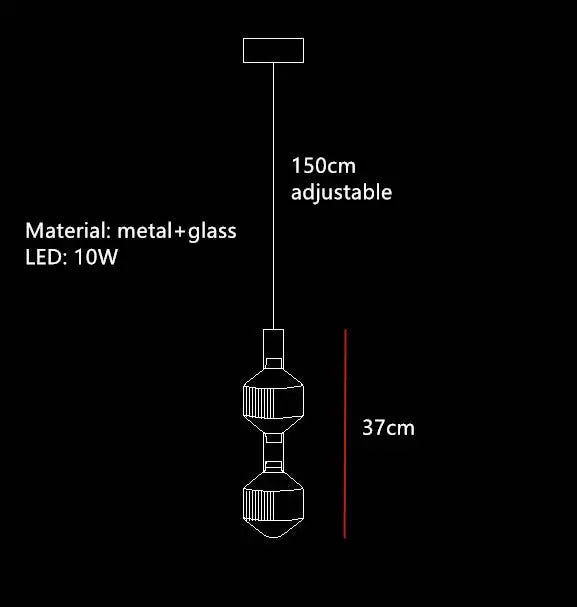 Modern starburst glass tubes led chandelier for living room