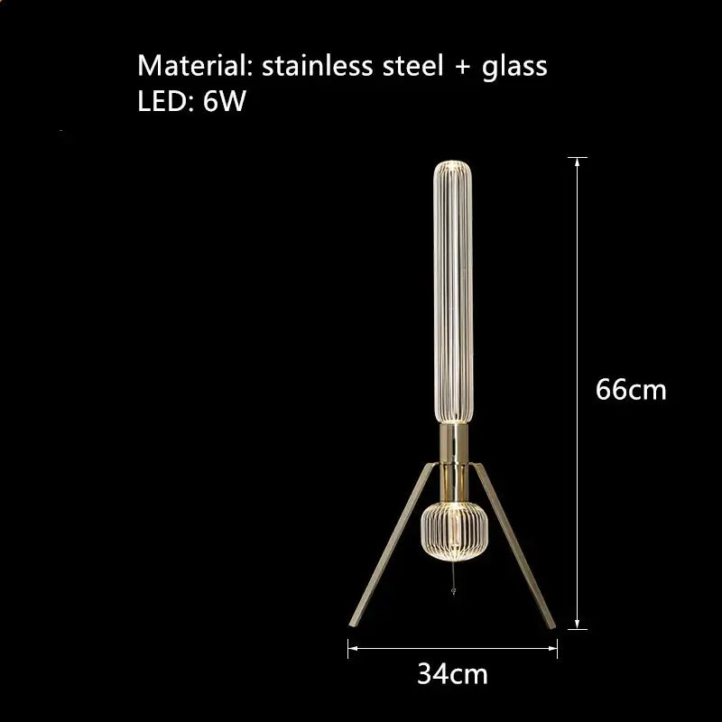 Modern starburst glass tubes led chandelier for living room