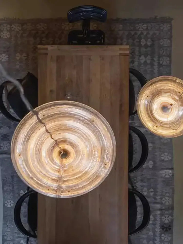 Modern gold ridged glass wall lamp for living room