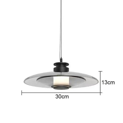 Modern layered glass wall lamp living room warm led light