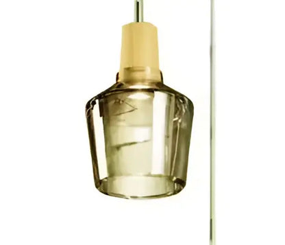 Modern smoked gray wood pendant light set of 3 dining room
