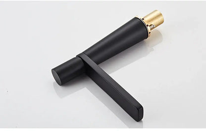 Modern minimalist gold brass basin faucet for bathroom sink