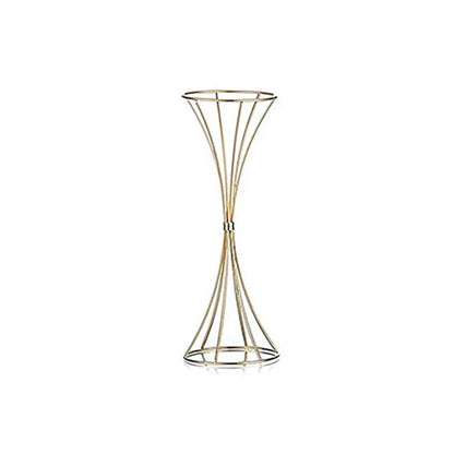 DecorBites™ Gold Iron Flower Vases - Wedding Decor