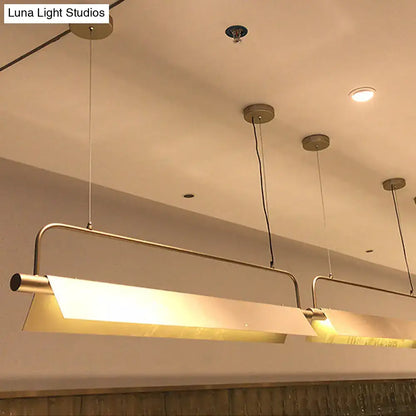 Modern brushed gold island light fixture kitchen pendant light
