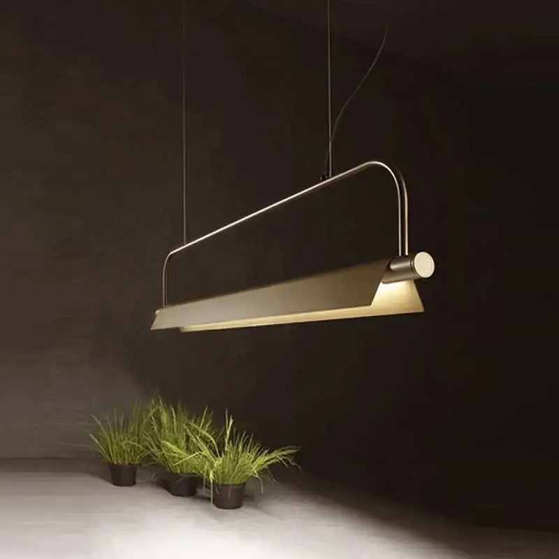Modern brushed gold island light fixture kitchen pendant light