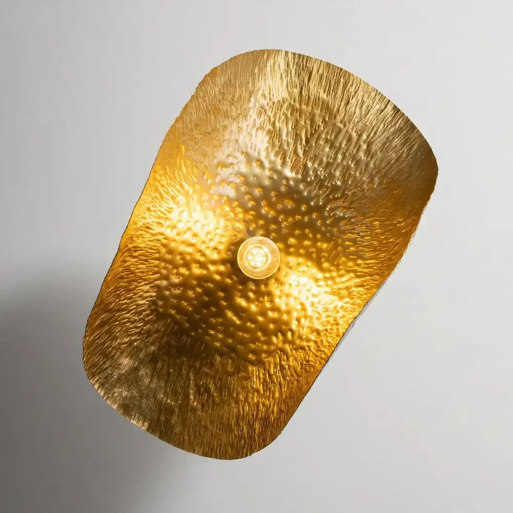 Modern gold lotus leaf pendant light – dining room chandelier