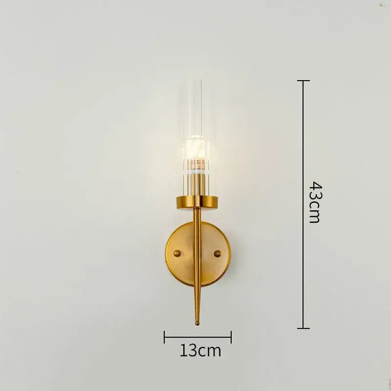 gold plated nordic living room chandelier with glass shades