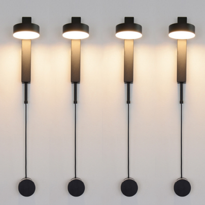 DecorBites™ Gold Wall Lamp with Dimmer Switch