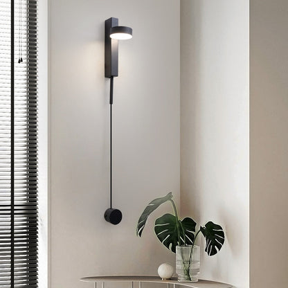 DecorBites™ Gold Wall Lamp with Dimmer Switch