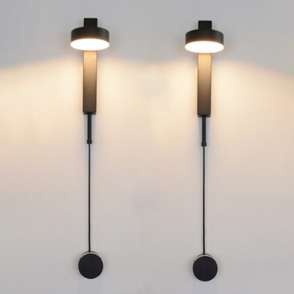 DecorBites™ Gold Wall Lamp with Dimmer Switch