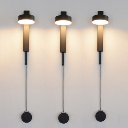 DecorBites™ Gold Wall Lamp with Dimmer Switch
