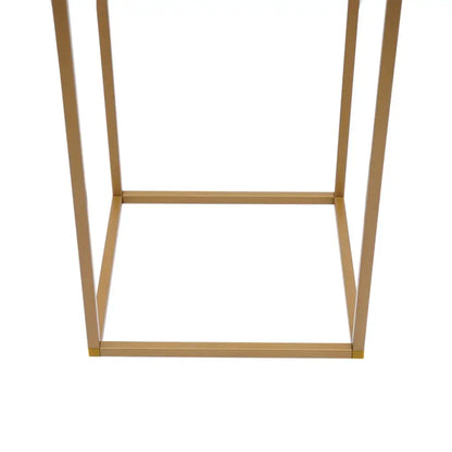 Modern geometric gold wedding flower vase stand wedding decor