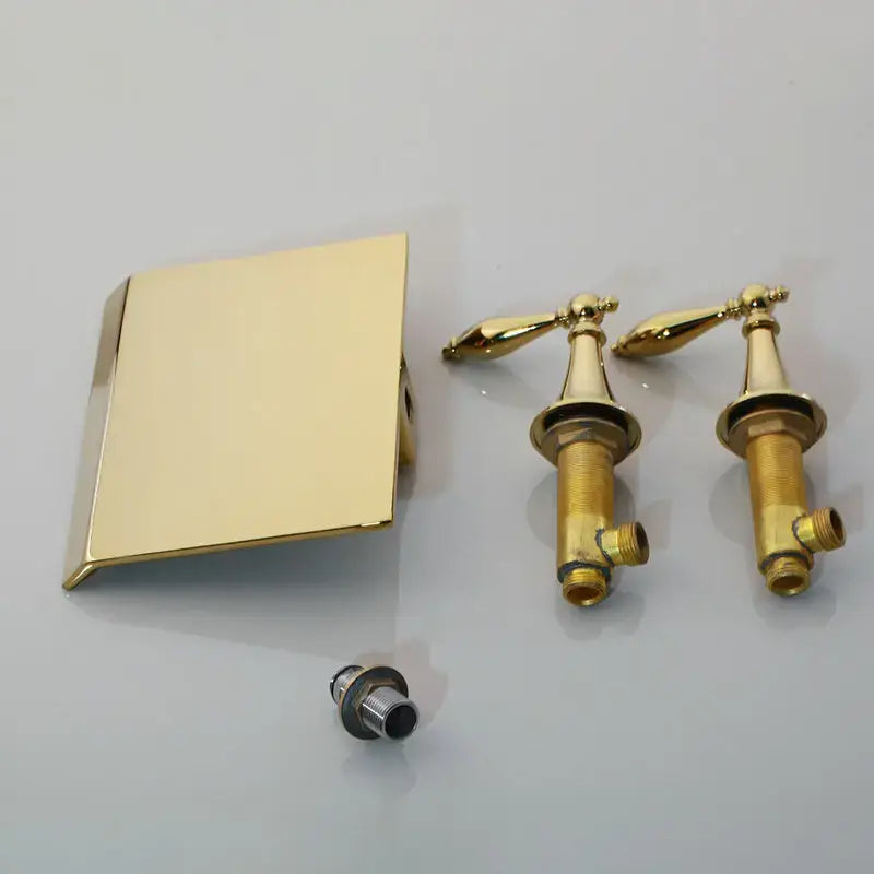golden plated ornate tray toilet paper holder bathroom