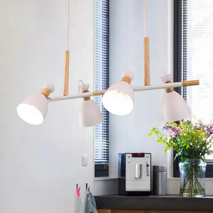 Modern white green bell island lamp kitchen pendant light