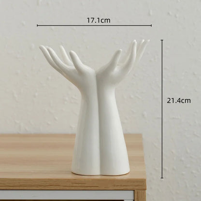 DecorBites™ Hand-painted Ceramic Flower Vase Home Decor