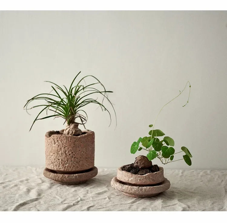DecorBites™ Handcrafted Ceramic Vase for Flowers