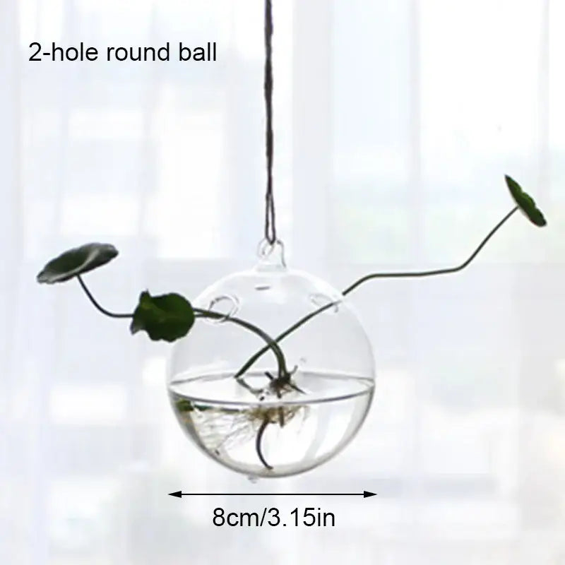 Clear glass angel vase living room home decor