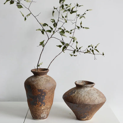 DecorBites™ Handmade Ceramic Vases for Zen Flower Arrangements