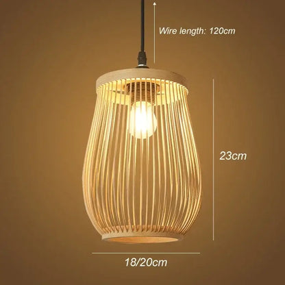 Handmade chinese rattan wicker pendant 3 light set for dining room