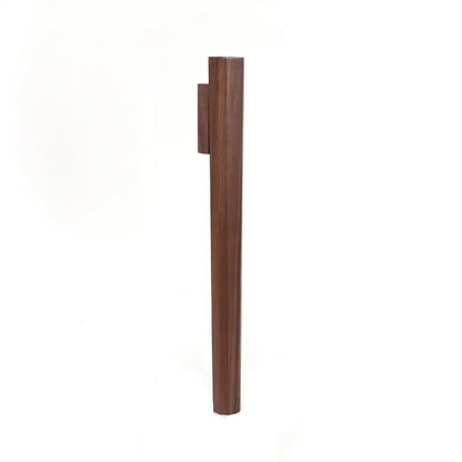 Handmade nordic dark wood wall vase living room solid wood decor