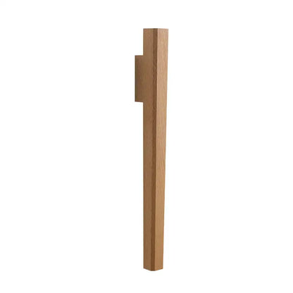Handmade nordic dark wood wall vase living room solid wood decor