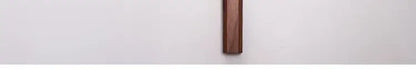 Handmade nordic dark wood wall vase living room solid wood decor