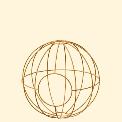 Handwoven grass bird cage hut with heart entrance for garden