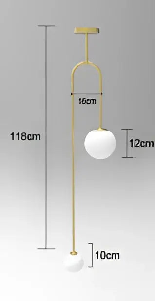 Minimalist black hanging lights with frosted glass for dining room