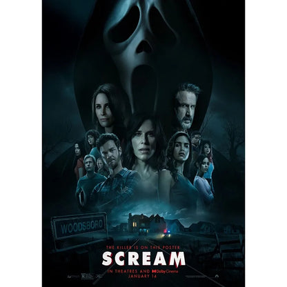 DecorBites™ Horror Movie Retro Poster Wall Art