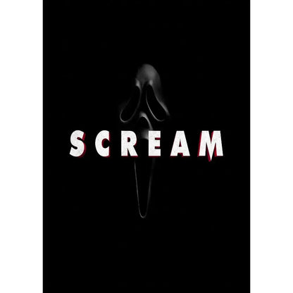 Retro scream horror movie wall art bedroom framed poster