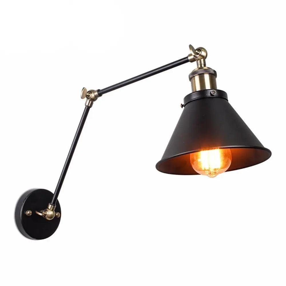 DecorBites™ Industrial Plug In Wall Sconce
