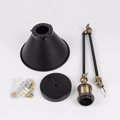 DecorBites™ Industrial Plug In Wall Sconce