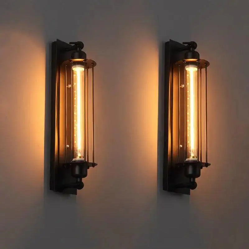 Industrial style vintage bar wall lamp for dining room