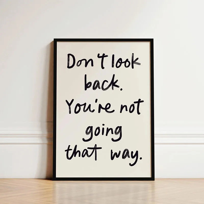 DecorBites™ Inspirational Quote Poster for Home or Office