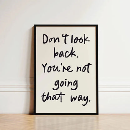 DecorBites™ Inspirational Quote Poster for Home or Office