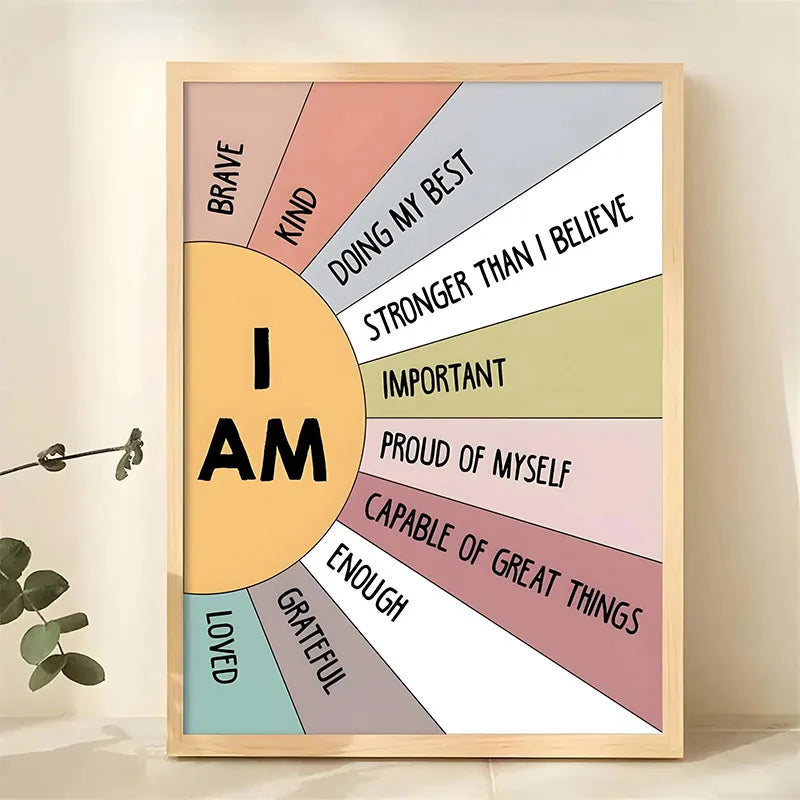 DecorBites™ Inspirational Quote Poster for Home or Office