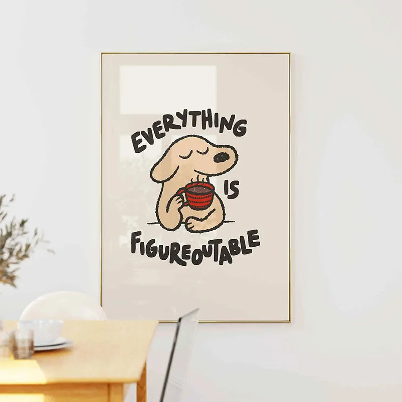 DecorBites™ Inspirational Quote Poster for Home or Office