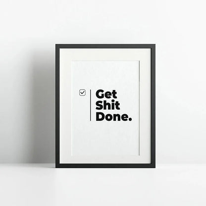 DecorBites™ Inspirational Quote Poster for Home or Office