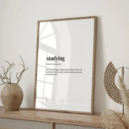 DecorBites™ Inspirational Quote Poster for Home or Office