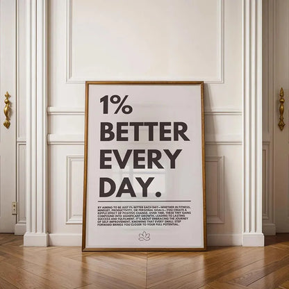 DecorBites™ Inspirational Quote Poster for Home or Office