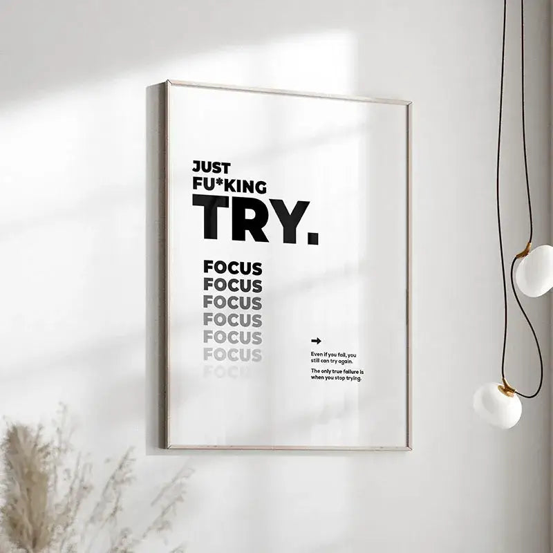 Minimalist colorful book stack quote poster office wall art
