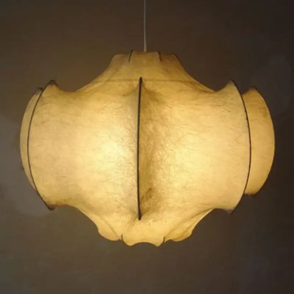italian silk layered pendant light for the dining room